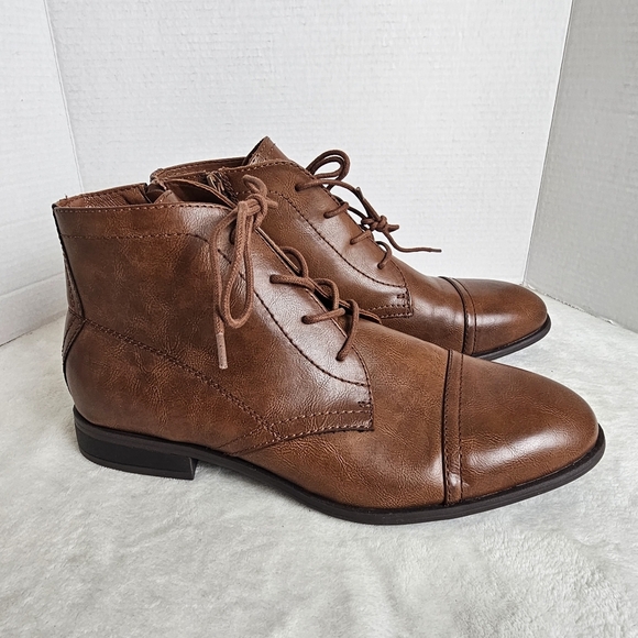 NWT Frye and Co. Mullen Chukka Boots Brown Lace-Up Size 13M Flat Heel - Picture 3 of 9